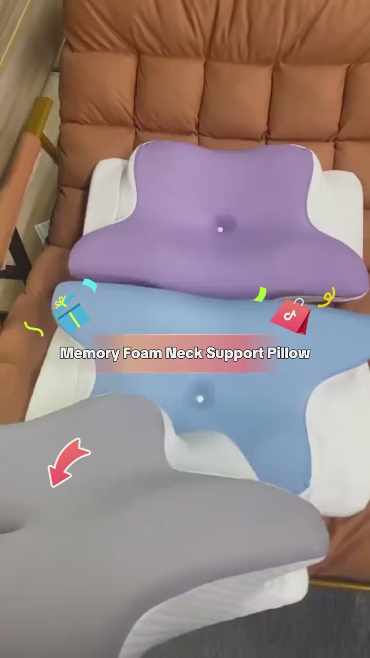 Memory Foam Orthopedic Pillow for Neck Pain Relief